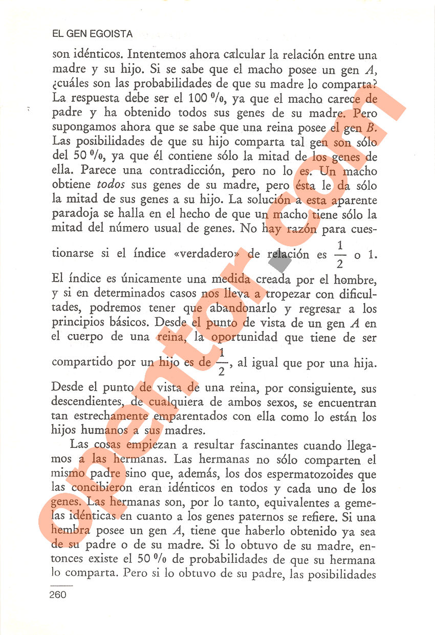 El gen egoísta de Richard Dawkins - Página 260