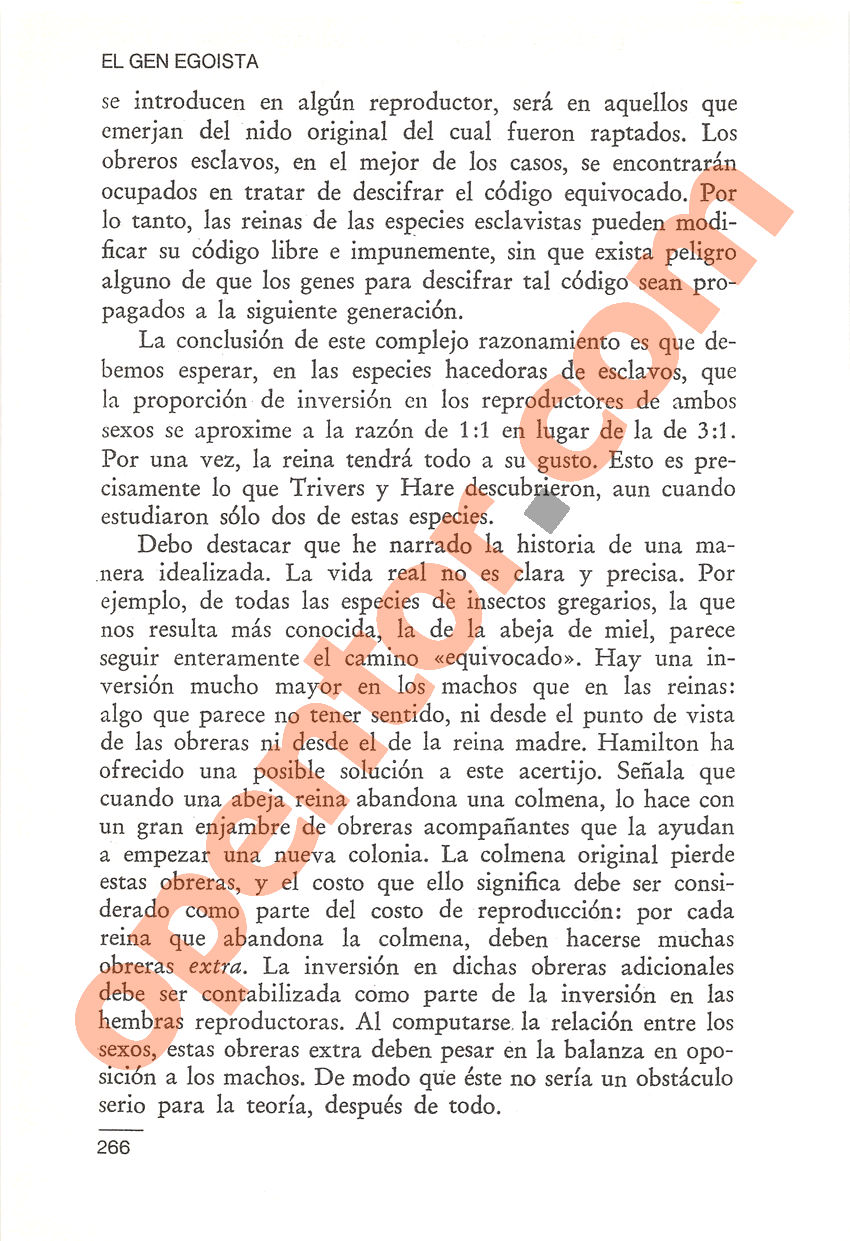 El gen egoísta de Richard Dawkins - Página 266