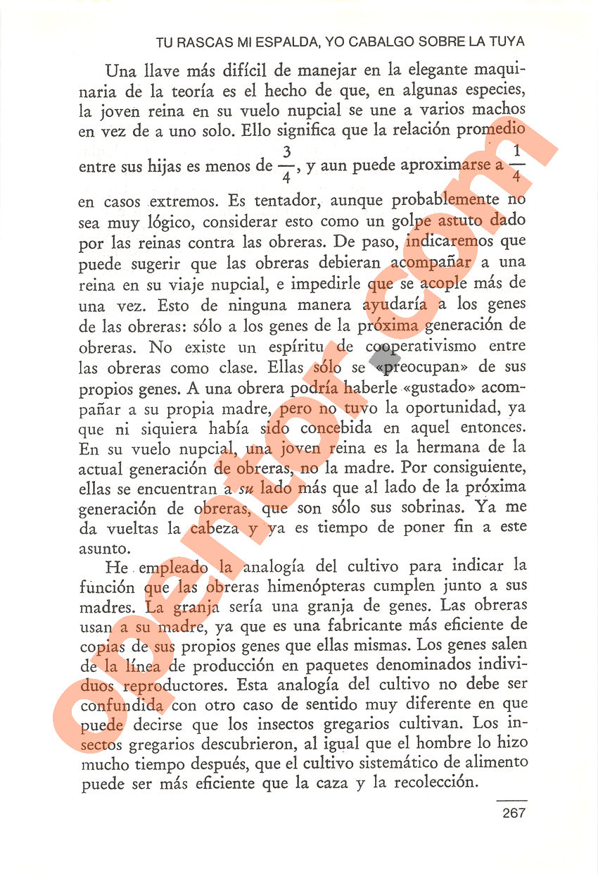 El gen egoísta de Richard Dawkins - Página 267