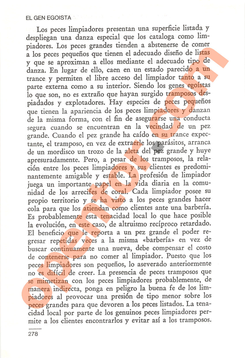 El gen egoísta de Richard Dawkins - Página 278