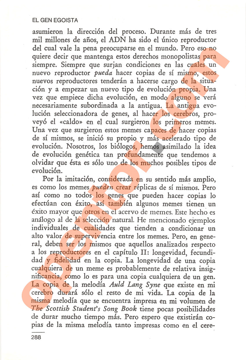 El gen egoísta de Richard Dawkins - Página 288