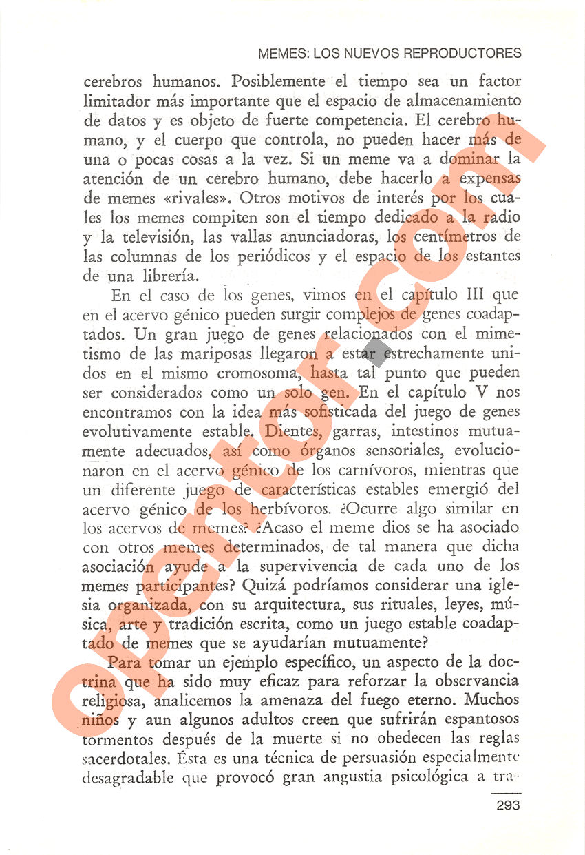 El gen egoísta de Richard Dawkins - Página 293