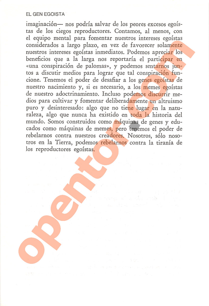El gen egoísta de Richard Dawkins - Página 298