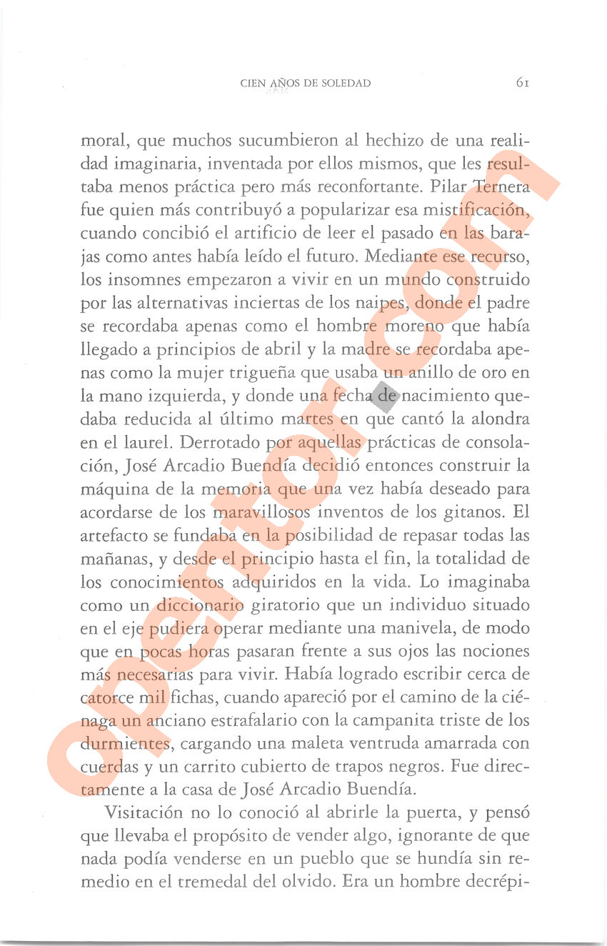 Cien años de soledad de Gabriel García Márquez - Página 61