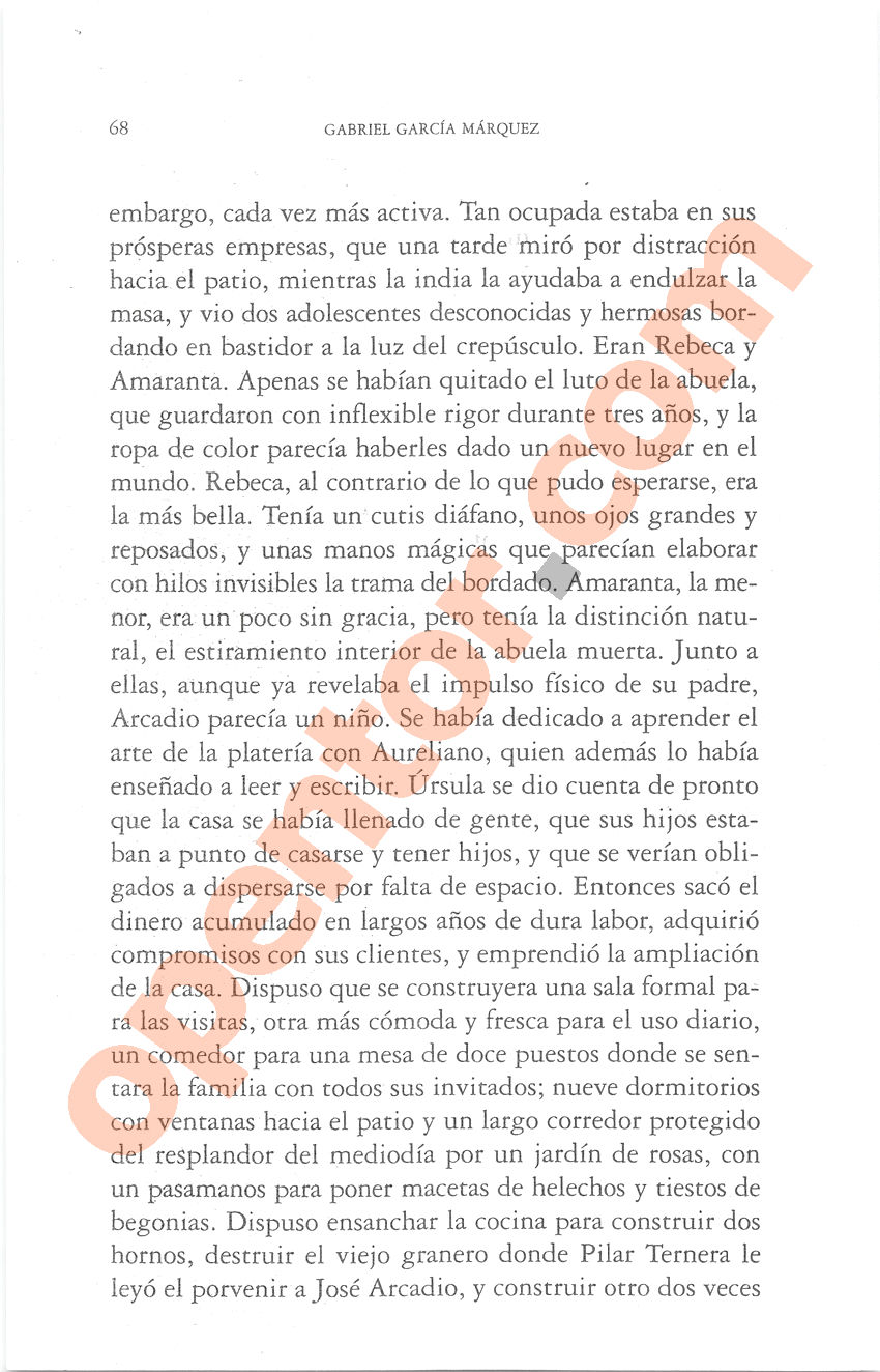 Cien años de soledad de Gabriel García Márquez - Página 68