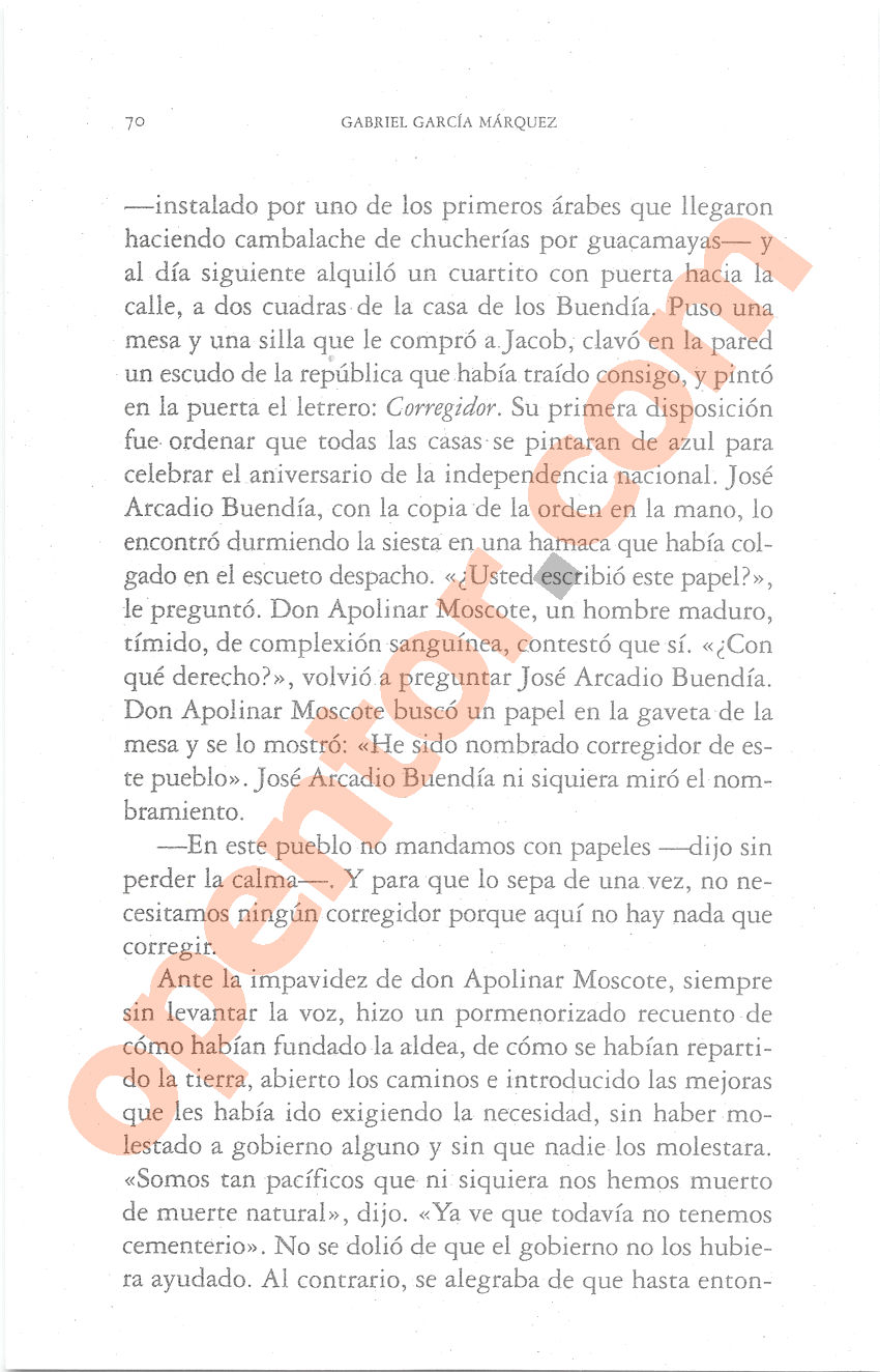 Cien años de soledad de Gabriel García Márquez - Página 70