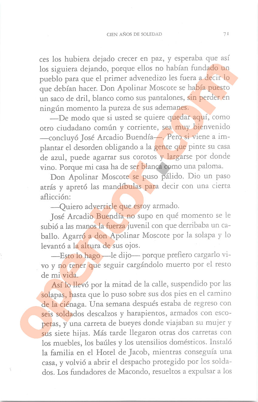 Cien años de soledad de Gabriel García Márquez - Página 71