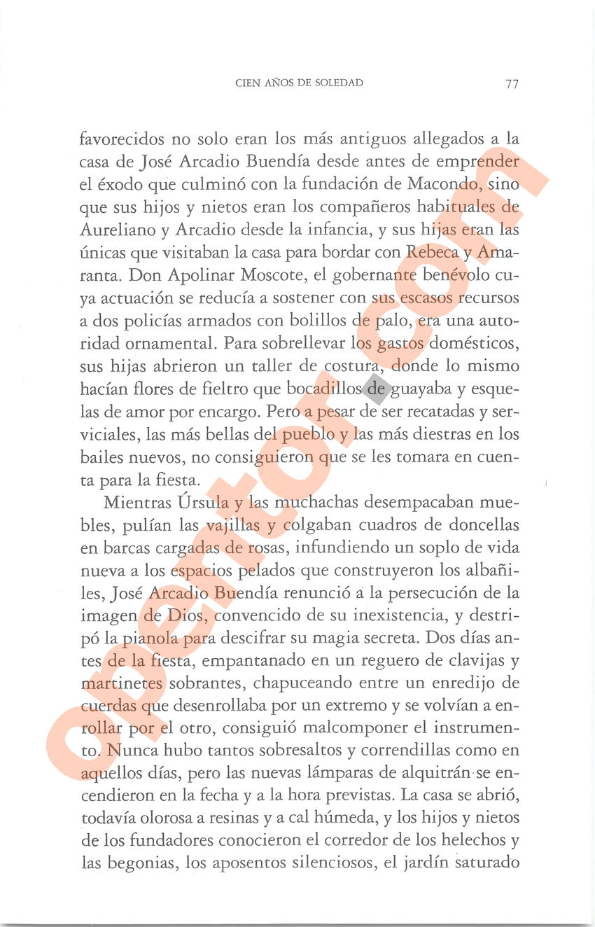 Cien años de soledad de Gabriel García Márquez - Página 77
