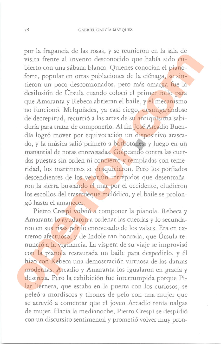 Cien años de soledad de Gabriel García Márquez - Página 78