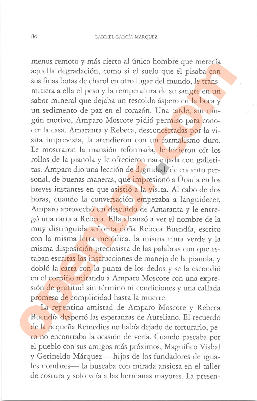 Cien años de soledad de Gabriel García Márquez - Página 80