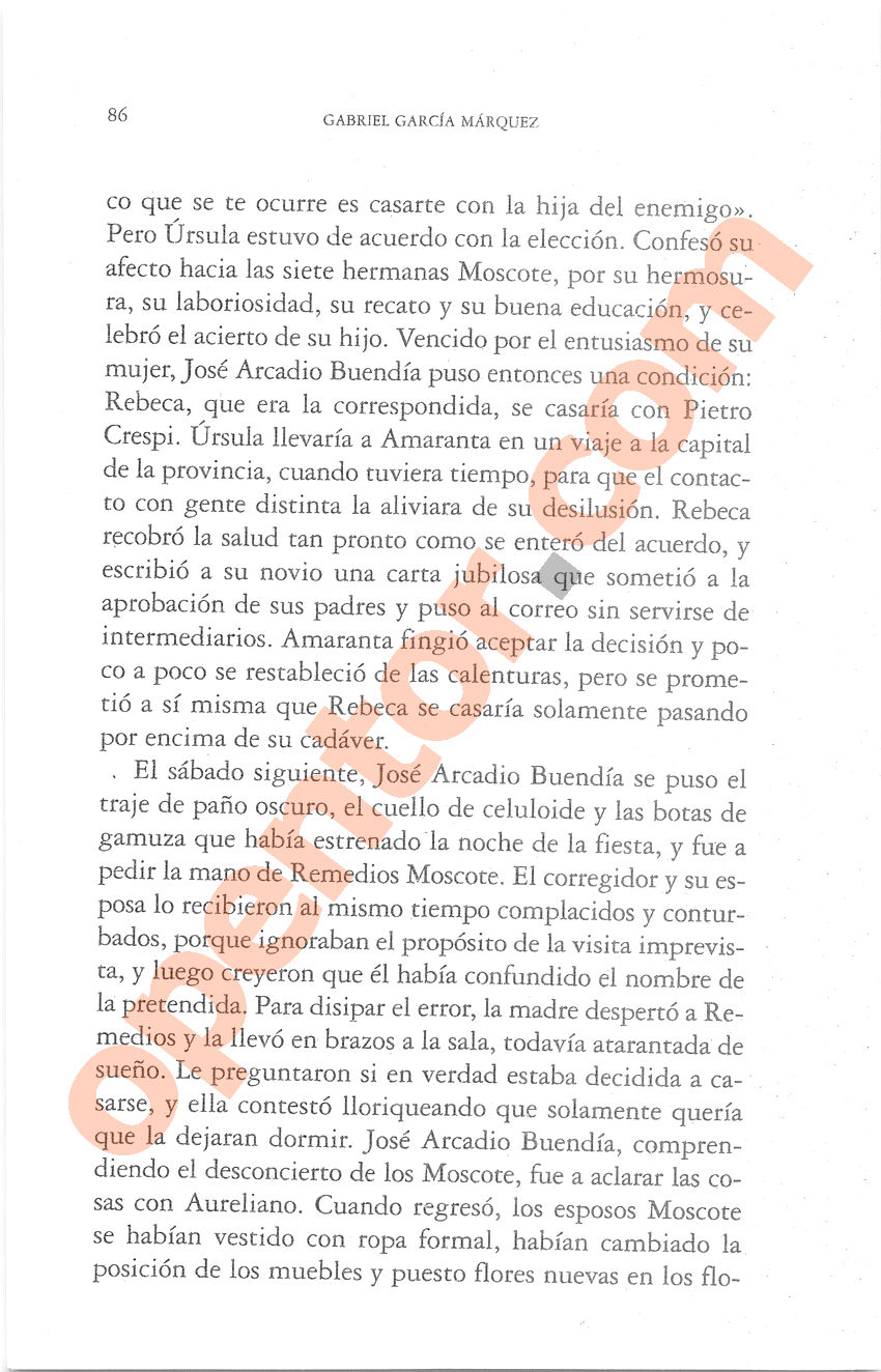 Cien años de soledad de Gabriel García Márquez - Página 86