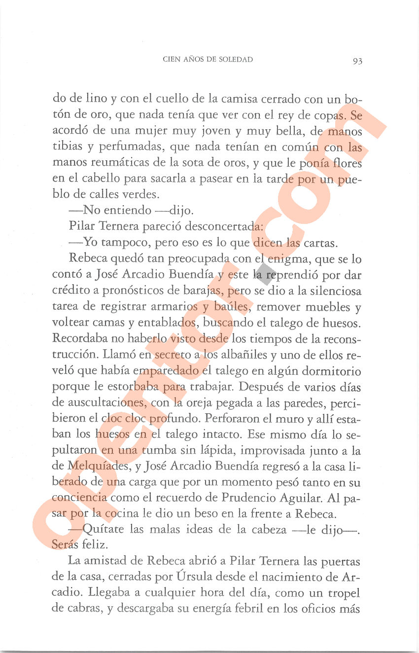 Cien años de soledad de Gabriel García Márquez - Página 93