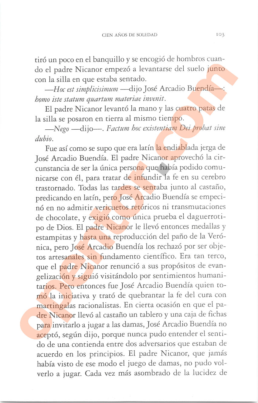 Cien años de soledad de Gabriel García Márquez - Página 103