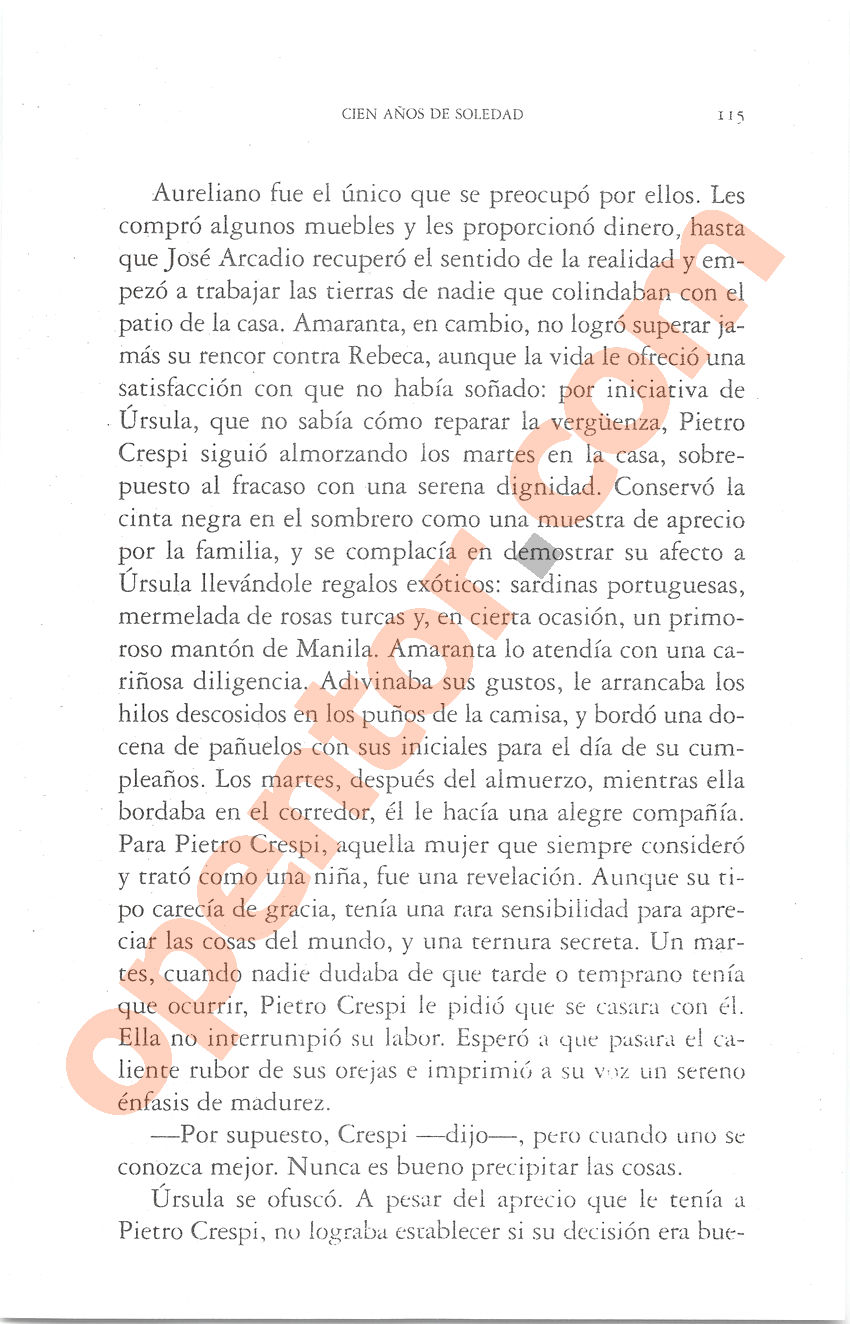Cien años de soledad de Gabriel García Márquez - Página 115