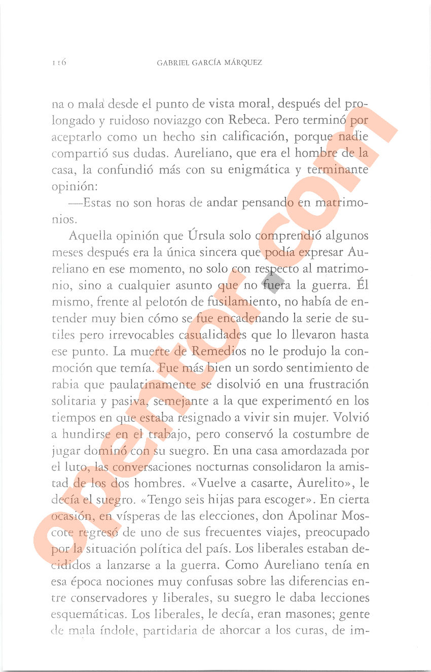 Cien años de soledad de Gabriel García Márquez - Página 116