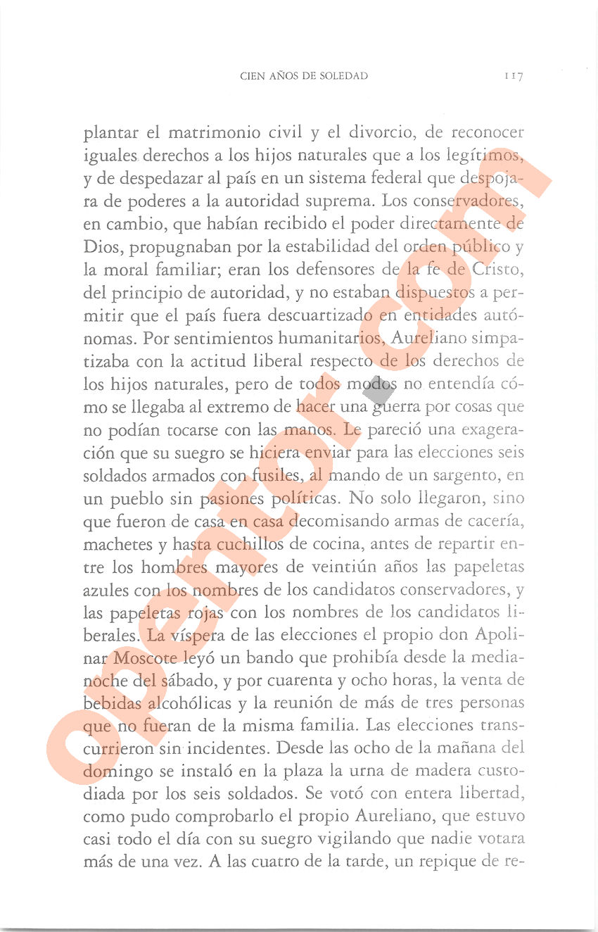 Cien años de soledad de Gabriel García Márquez - Página 117