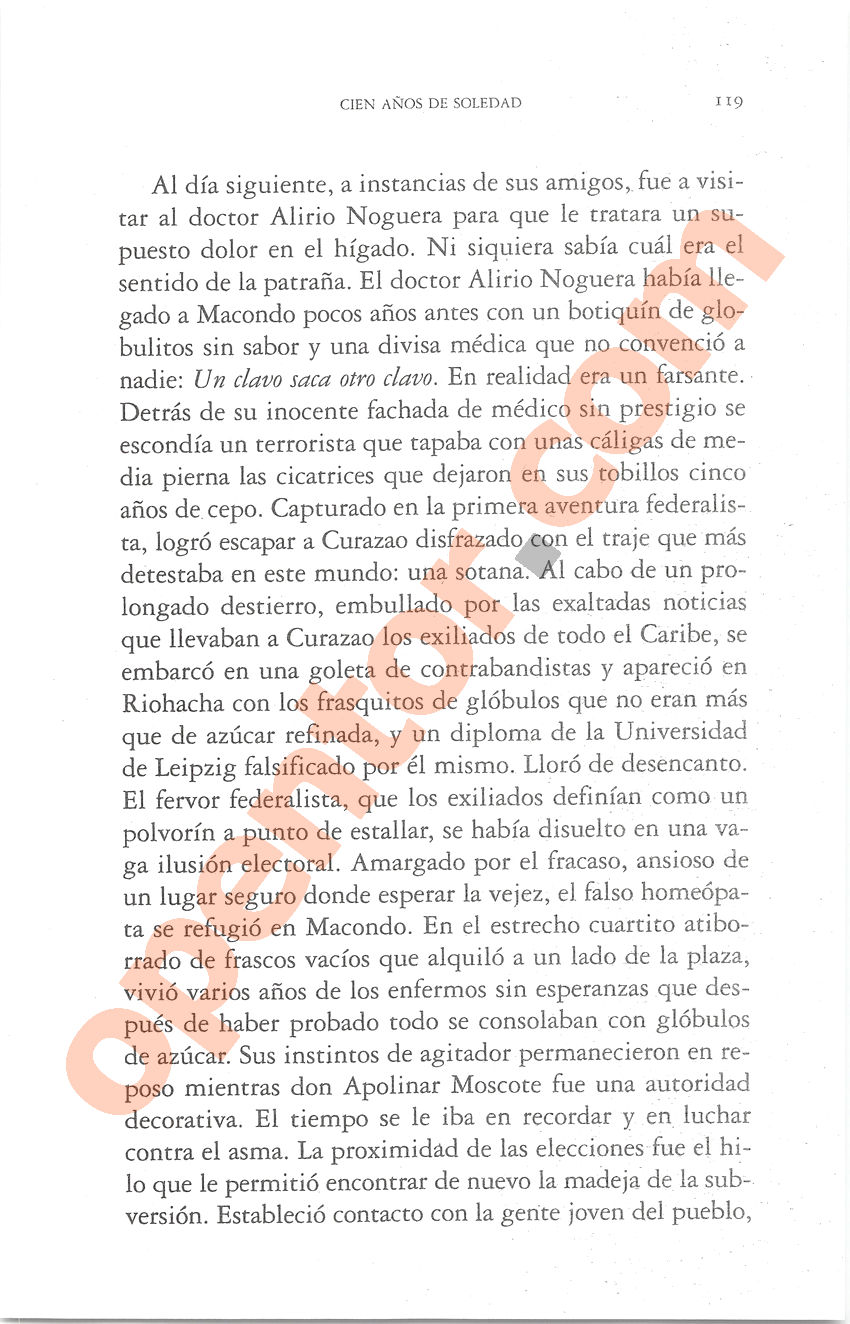 Cien años de soledad de Gabriel García Márquez - Página 119