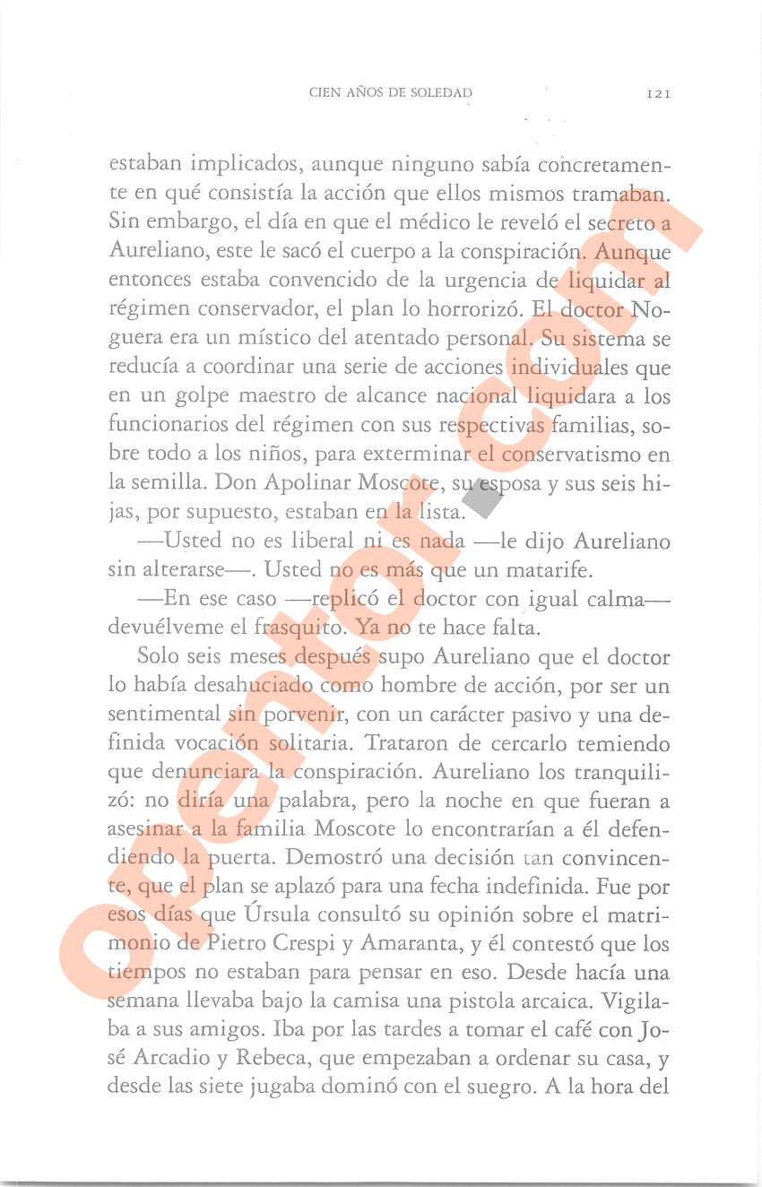 Cien años de soledad de Gabriel García Márquez - Página 121