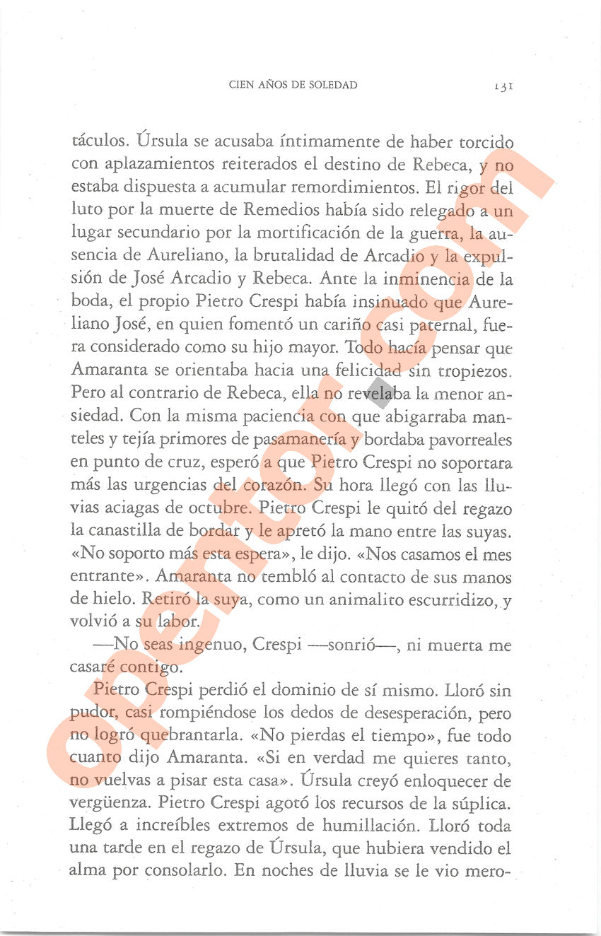 Cien años de soledad de Gabriel García Márquez - Página 131