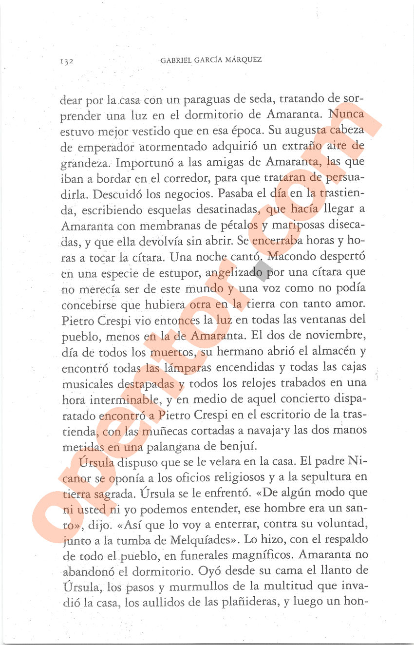 Cien años de soledad de Gabriel García Márquez - Página 132