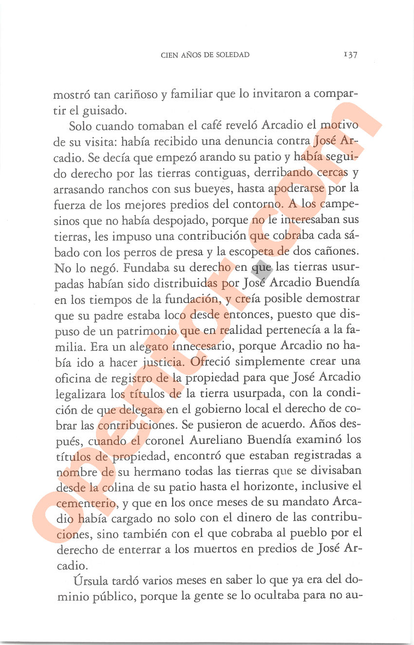 Cien años de soledad de Gabriel García Márquez - Página 137