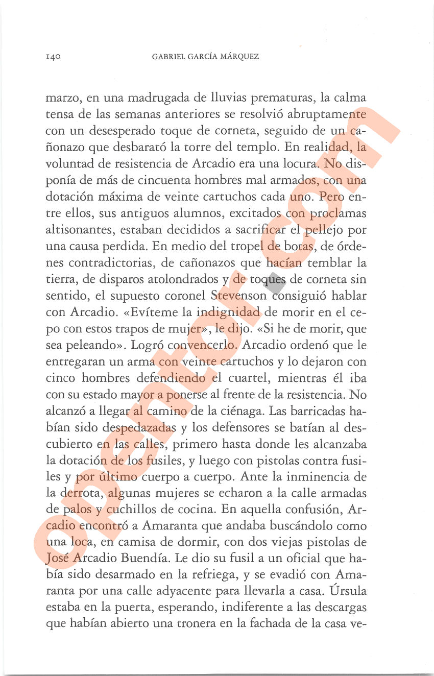 Cien años de soledad de Gabriel García Márquez - Página 140