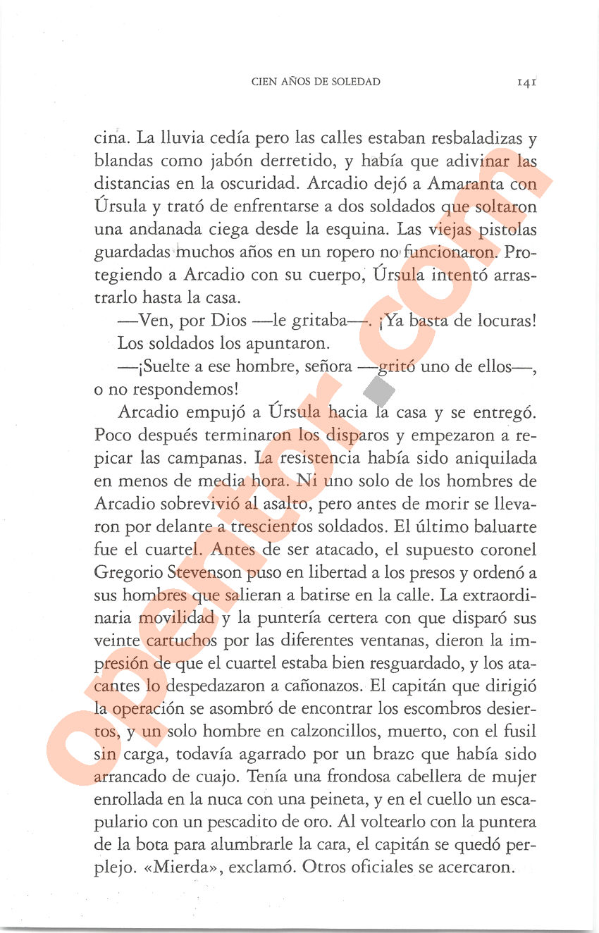 Cien años de soledad de Gabriel García Márquez - Página 141