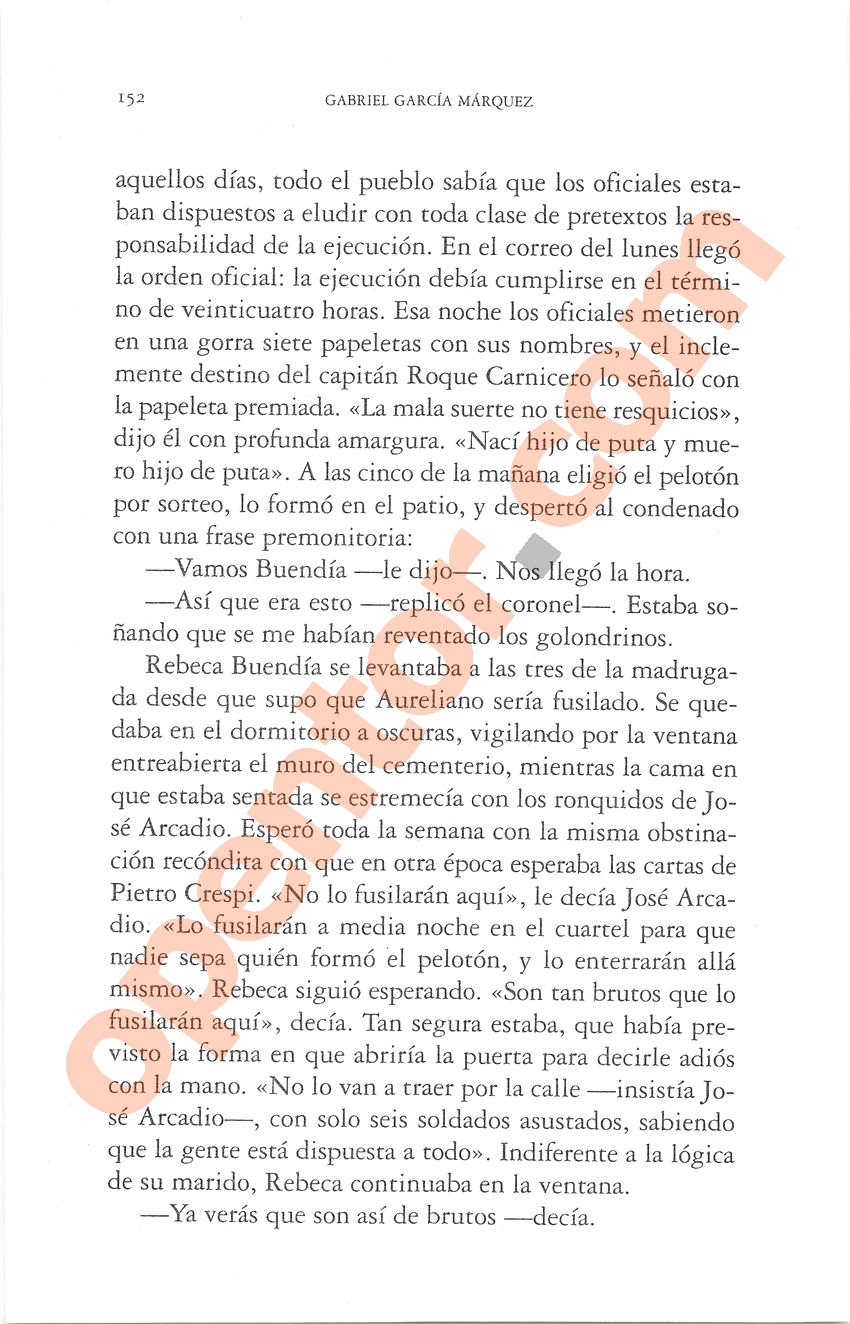 Cien años de soledad de Gabriel García Márquez - Página 152