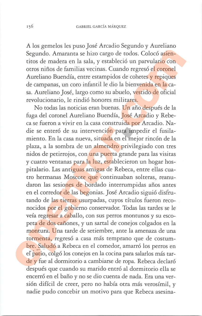 Cien años de soledad de Gabriel García Márquez - Página 156