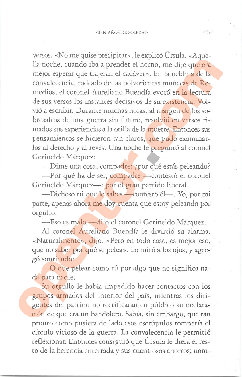 Cien años de soledad de Gabriel García Márquez - Página 161