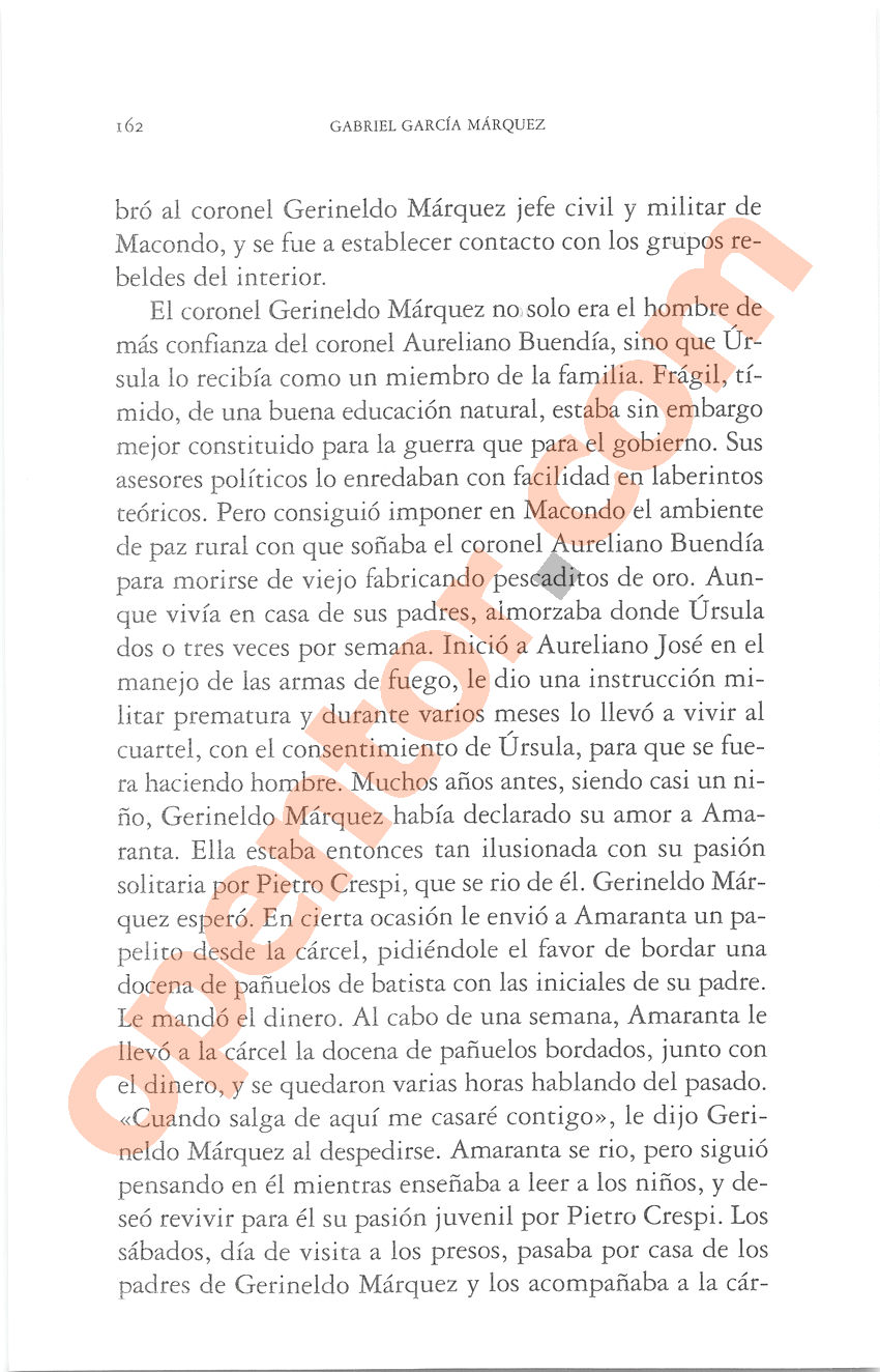 Cien años de soledad de Gabriel García Márquez - Página 162