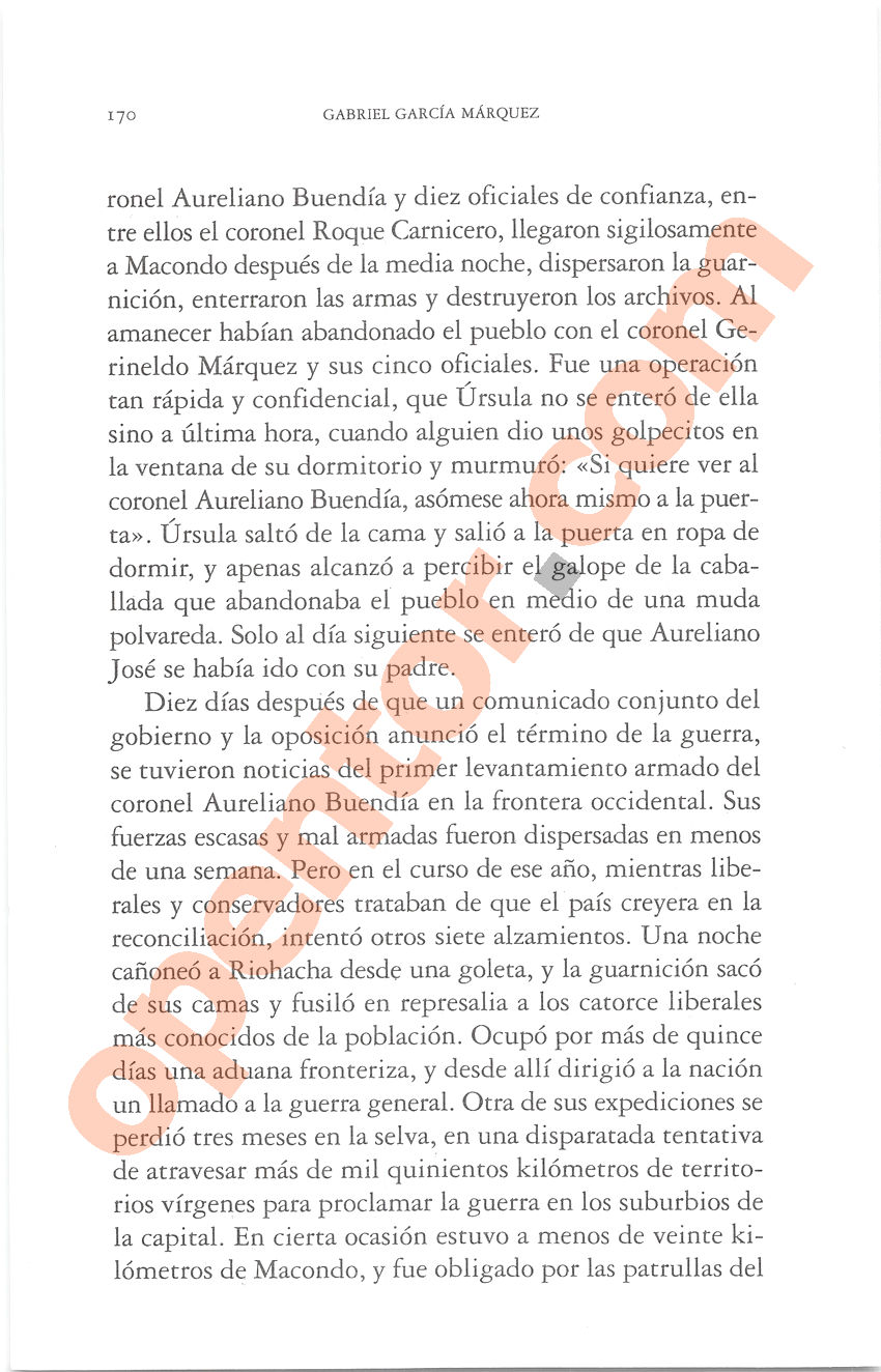 Cien años de soledad de Gabriel García Márquez - Página 170