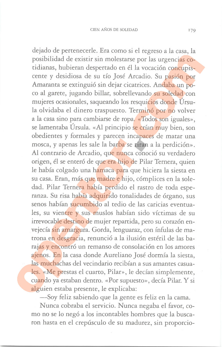 Cien años de soledad de Gabriel García Márquez - Página 179