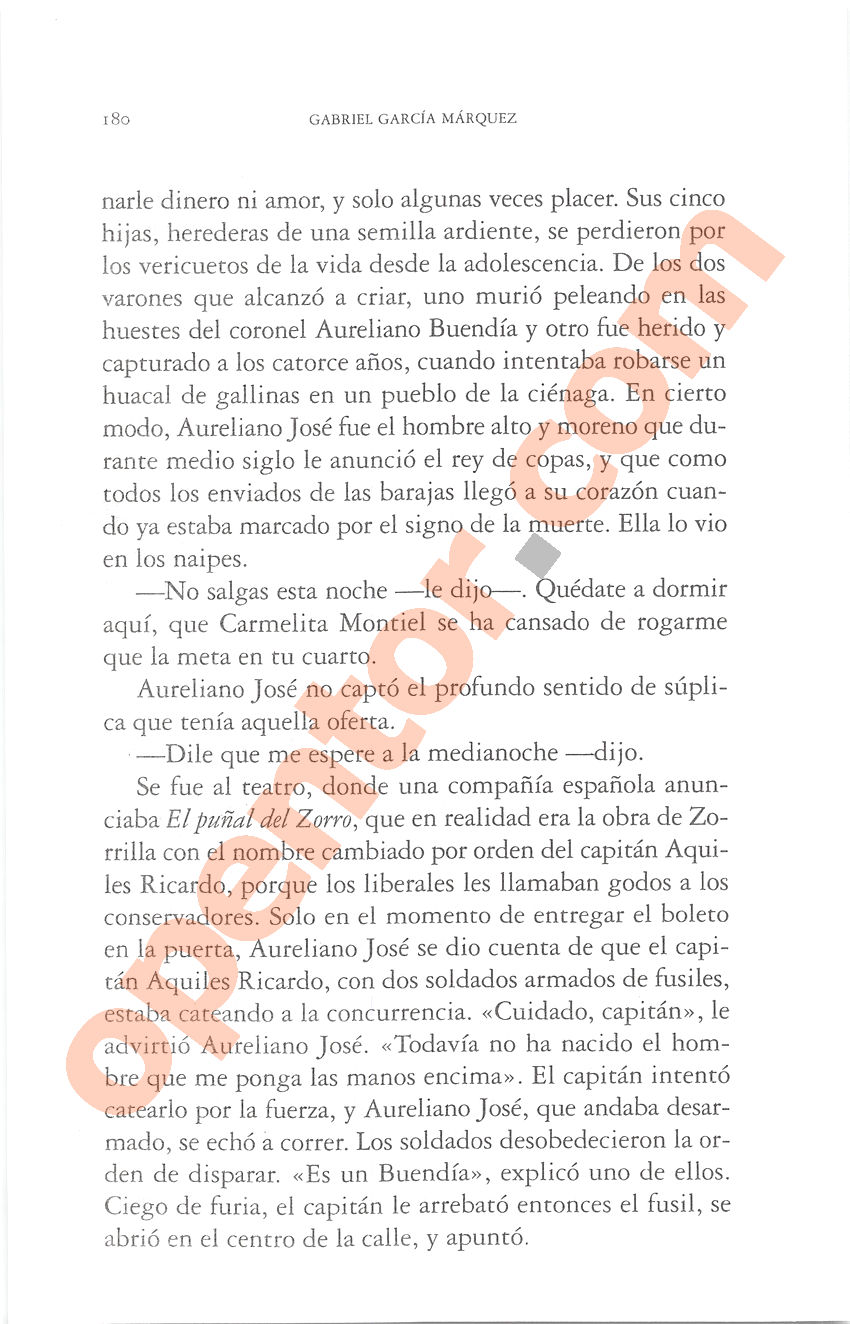 Cien años de soledad de Gabriel García Márquez - Página 180