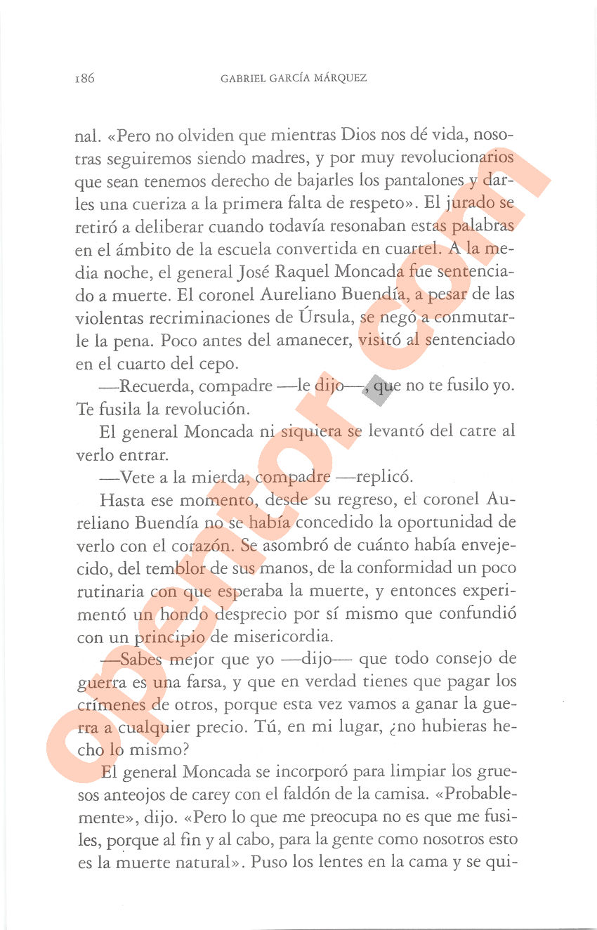 Cien años de soledad de Gabriel García Márquez - Página 186