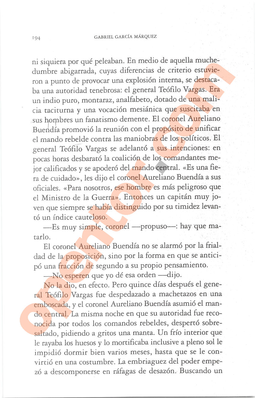 Cien años de soledad de Gabriel García Márquez - Página 194