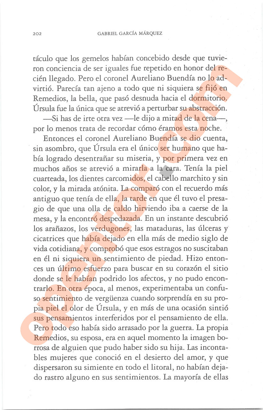 Cien años de soledad de Gabriel García Márquez - Página 202