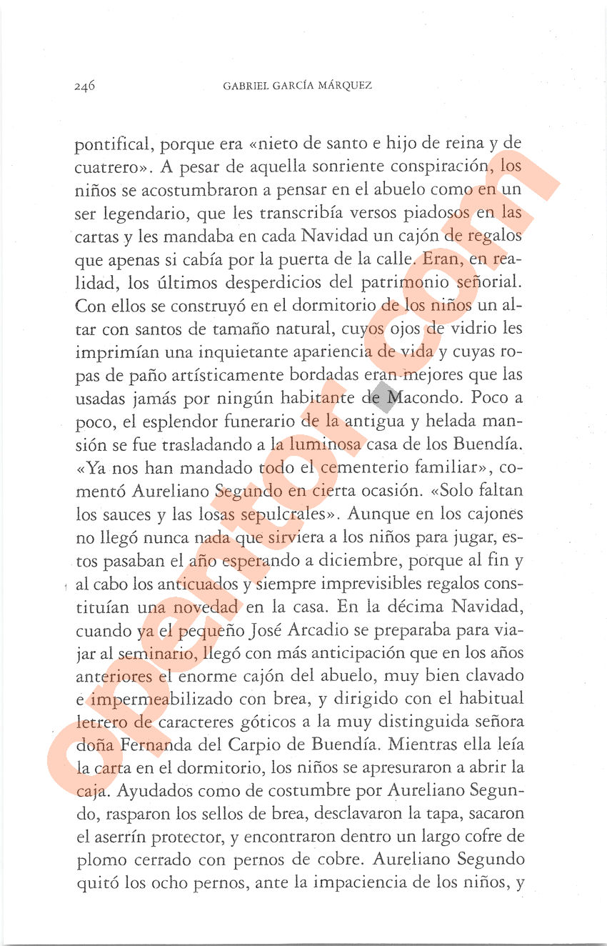 Cien años de soledad de Gabriel García Márquez - Página 246