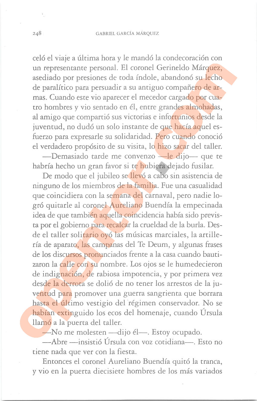 Cien años de soledad de Gabriel García Márquez - Página 248