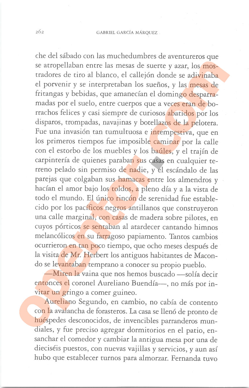 Cien años de soledad de Gabriel García Márquez - Página 262