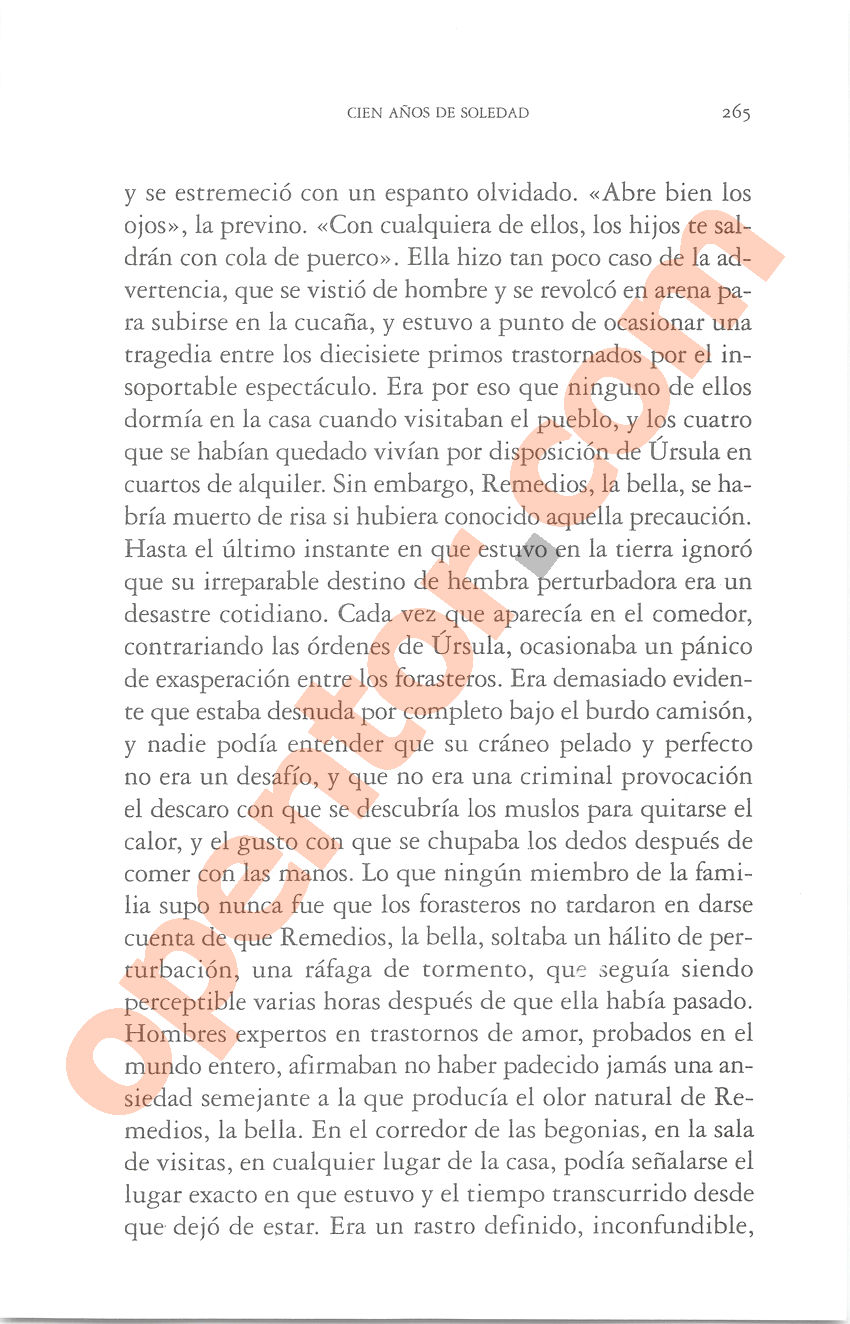 Cien años de soledad de Gabriel García Márquez - Página 265