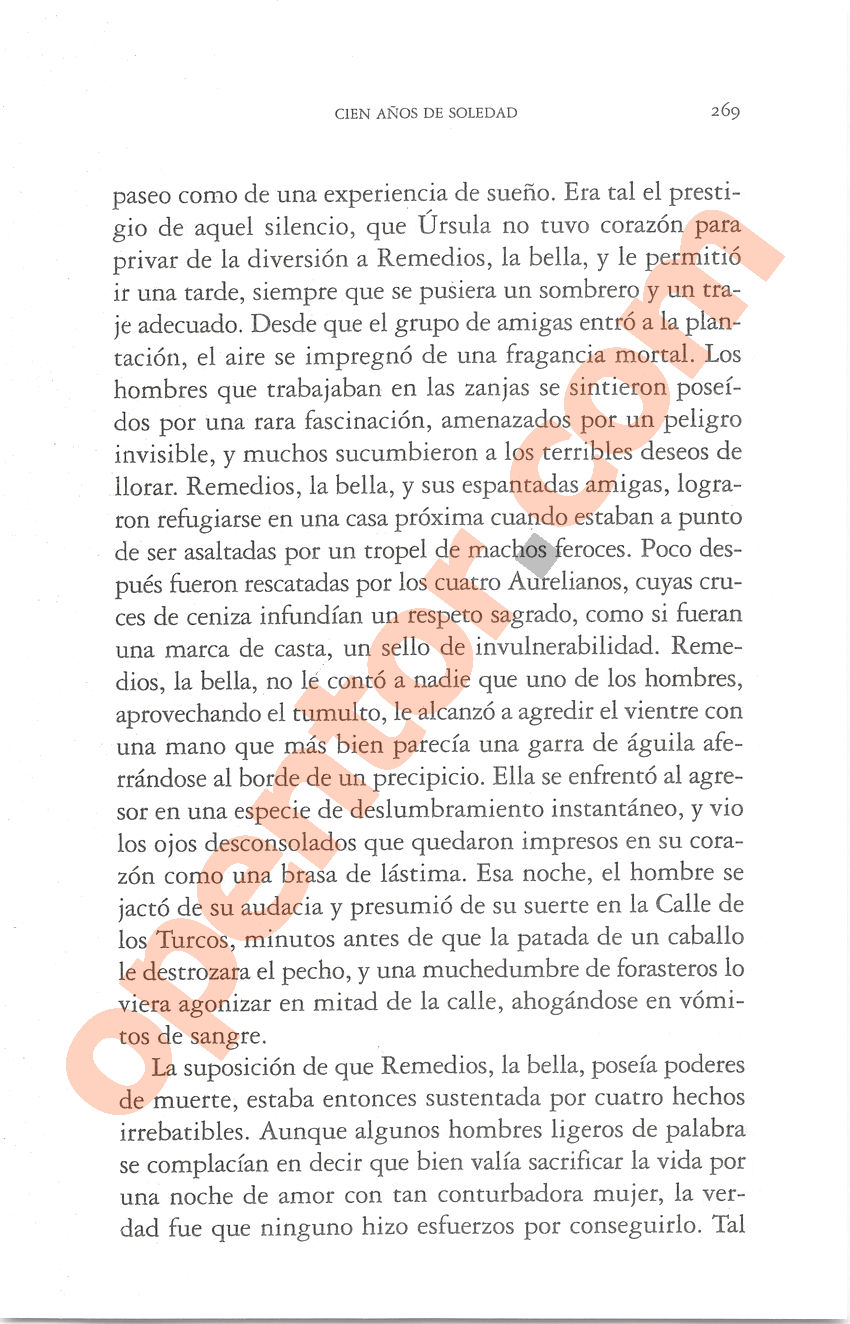 Cien años de soledad de Gabriel García Márquez - Página 269