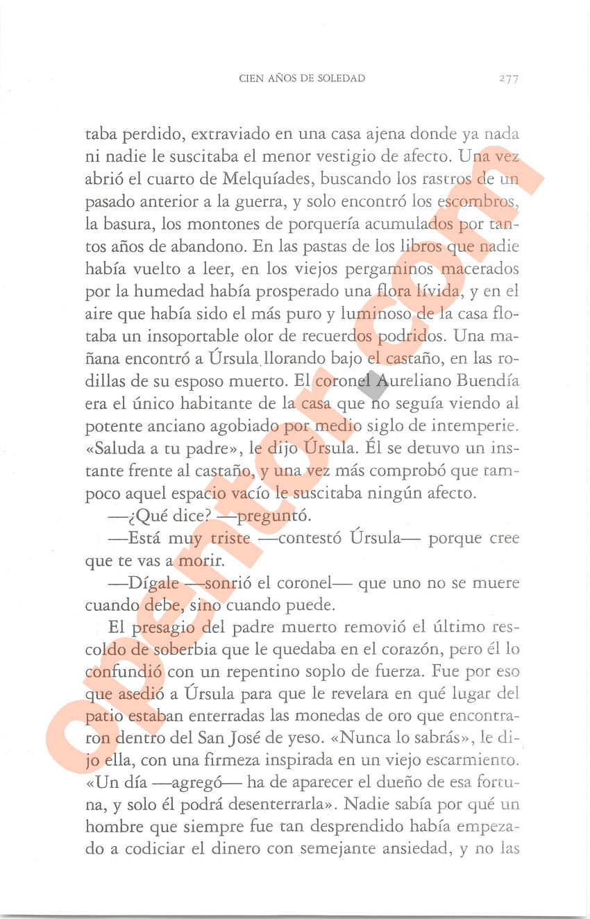 Cien años de soledad de Gabriel García Márquez - Página 277