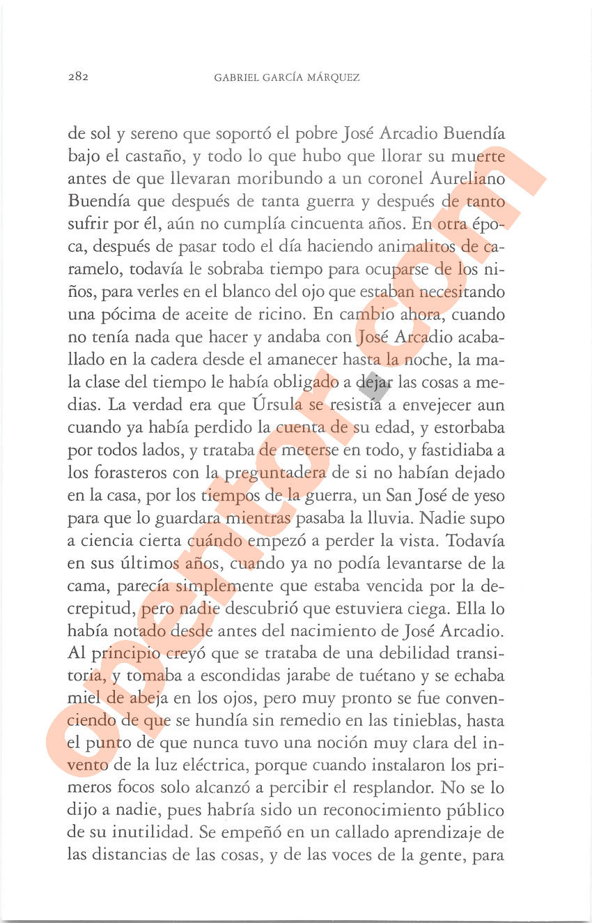 Cien años de soledad de Gabriel García Márquez - Página 282