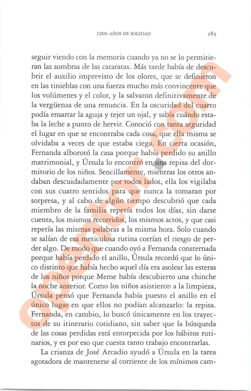 Cien años de soledad de Gabriel García Márquez - Página 283