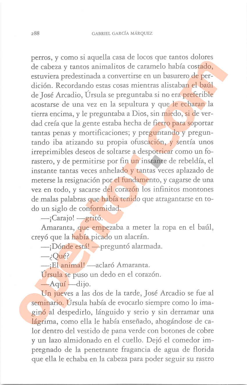 Cien años de soledad de Gabriel García Márquez - Página 288