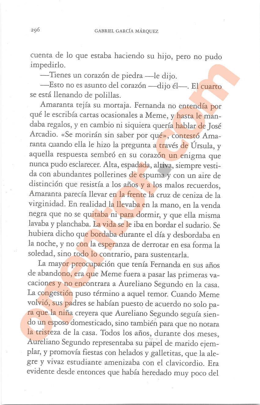 Cien años de soledad de Gabriel García Márquez - Página 296