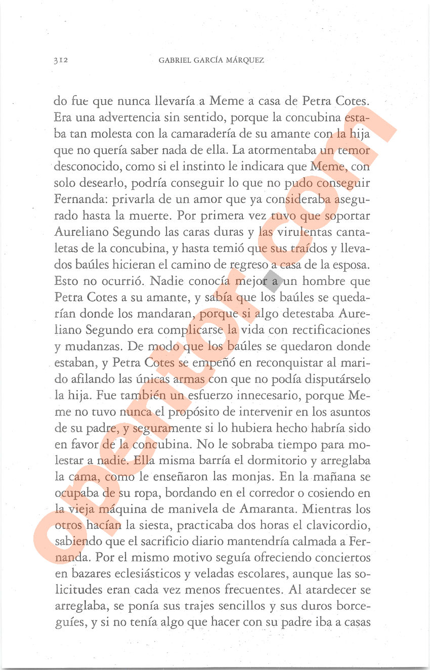 Cien años de soledad de Gabriel García Márquez - Página 312