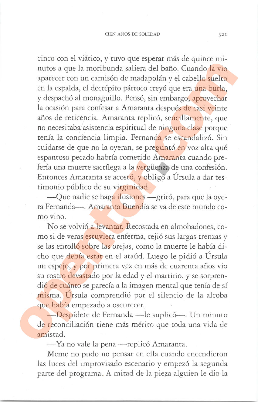 Cien años de soledad de Gabriel García Márquez - Página 321