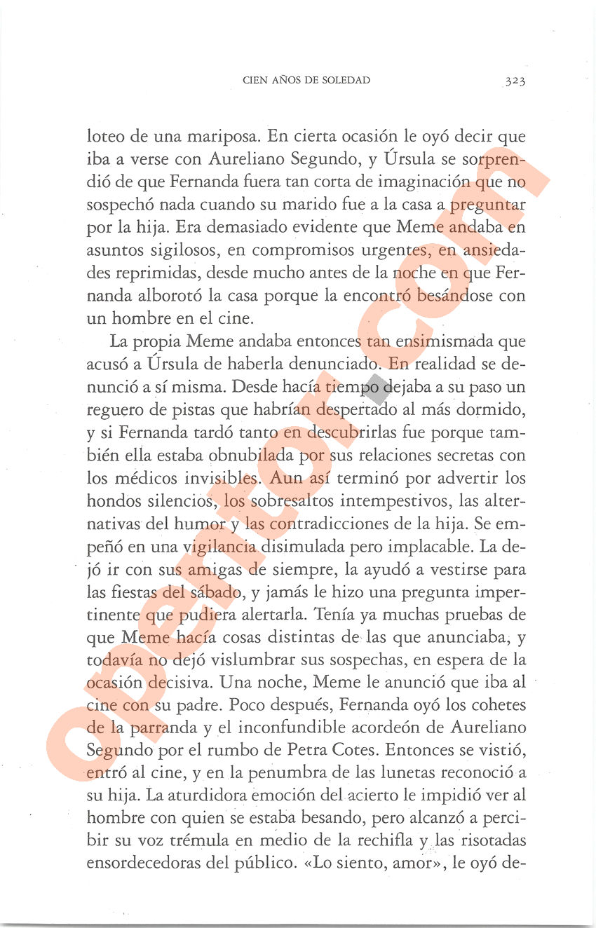 Cien años de soledad de Gabriel García Márquez - Página 323